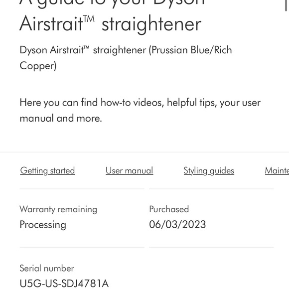 Dyson Airstrait - Picture 7 of 7